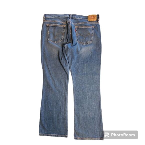 Levi's 515 Bootcut Denim Jeans women's size 16 - Picture 3 of 7